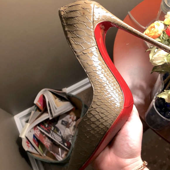 Rare Christian Louboutin Crystal Python 41 - Picture 3 of 7